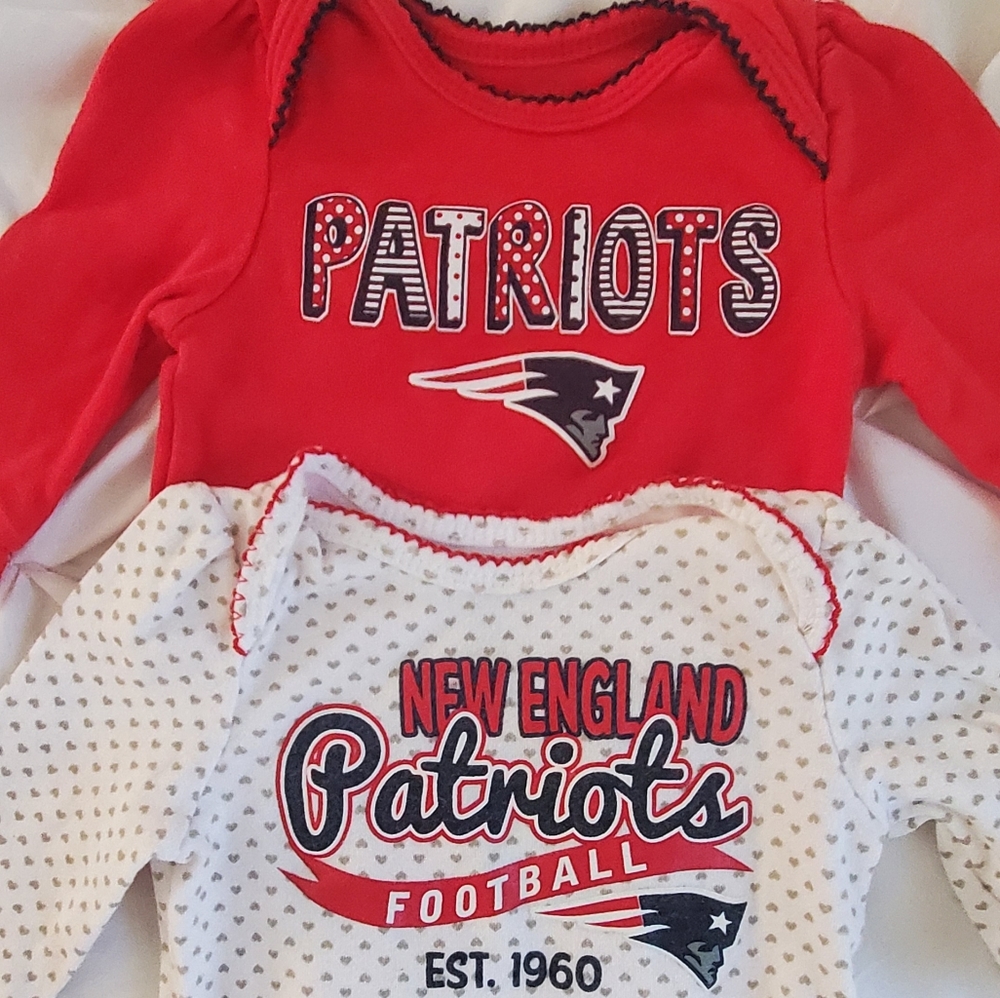 Patriots Long Sleeve Onesies